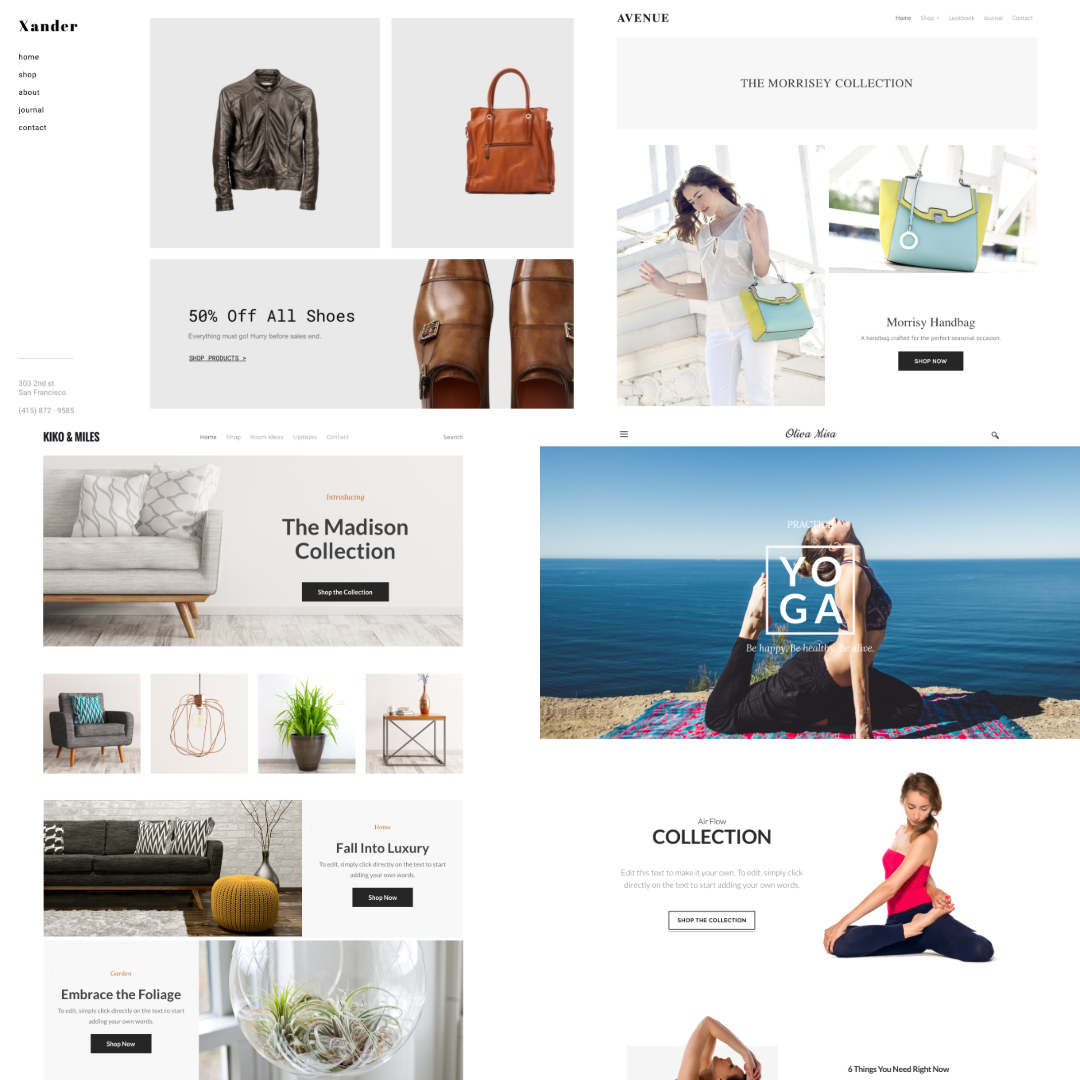 e-store themes collection image